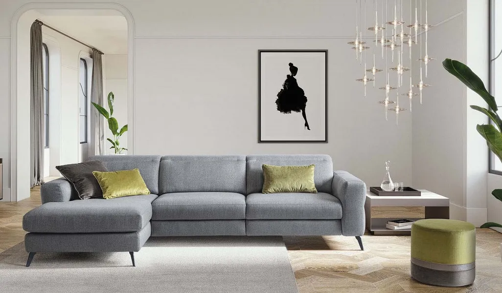 Canapé design : Canapé girs 3 places et chaise longue