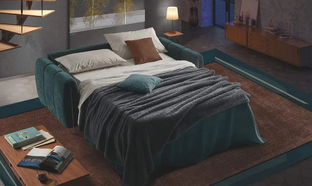 Canapé design : véritable matelas 120, 140 ou 160 cm