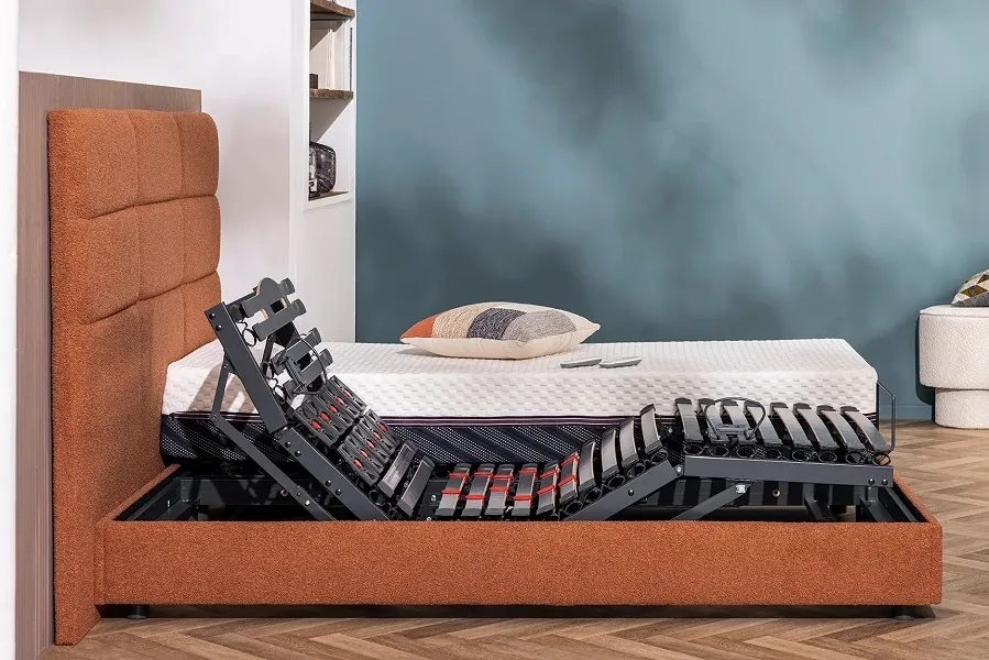 Sommier électrique de relaxation 5 plans de couchage