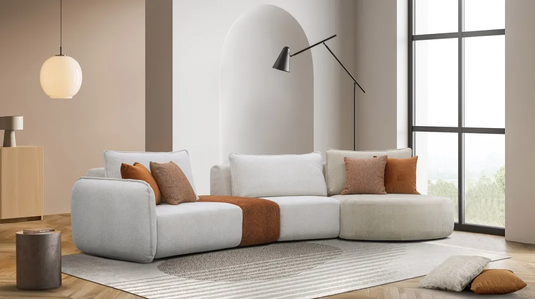 Canapé design : Grands coussins, assises profondes